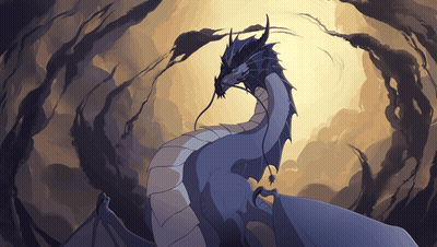 Dragon Breathing Smoke GIF