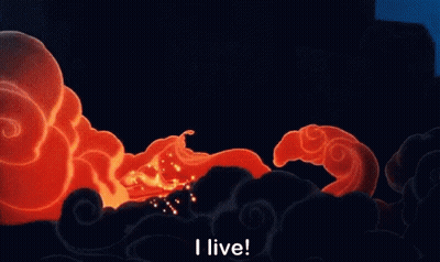 Dragon Cartoon With I Live On Bottom GIF