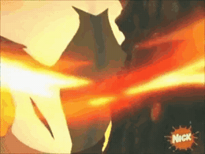 Dragon Flying With Nickelodeon Logo GIF
