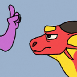 Dragon Fury Getting Boop Animation GIF