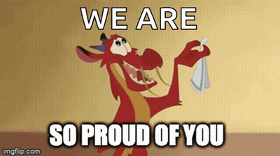 Dragon Holding Towel We Are So Proud Of You GIF