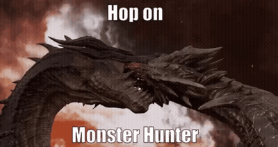 Dragon Hop On Monster Hunter GIF