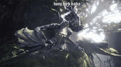 Dragon Saying Funy Birb Haha GIF