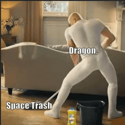 Dragon Space Trash Mopping Mr Clean Meme GIF