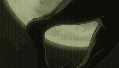 Dragon Tail Near Full Moon GIF
