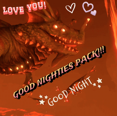 Dragon With Good Nighties Pack GIF