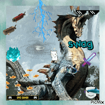 Dragon With Swag GIF