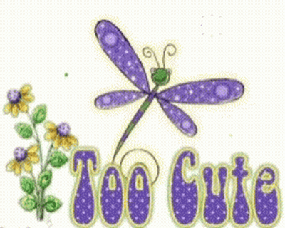 Dragonfly Too Cute GIF