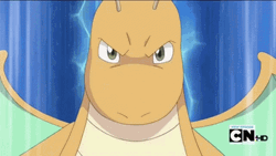 Dragonite Got Struck And Frozen GIF