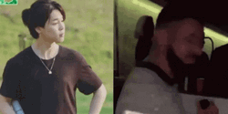 Drake And Jimin Judging GIF