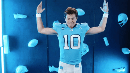 Drake Maye Hyping Up The Crowd GIF