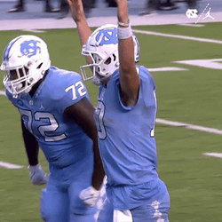 Drake Maye Raising Both Hands GIF
