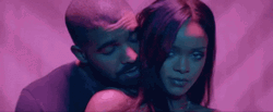 Drake Singing In Rihanna Work Music Video GIF