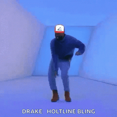 Drake Wearing Pokemon Hat Dancing GIF