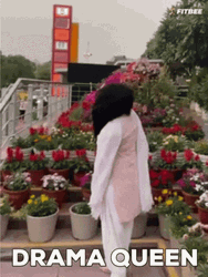 Drama Queen Flower Background GIF