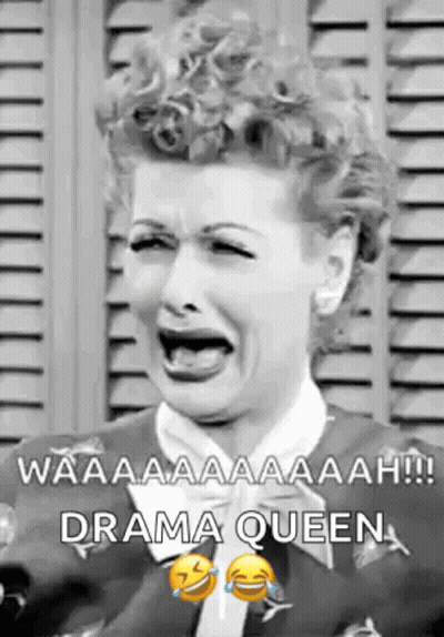 Drama Queen Woman Laughing And Crying GIF