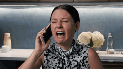 Dramatic Girl Fake Sobbing  GIF