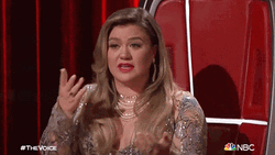 Dramatic Judge Kelly Clarkson GIF