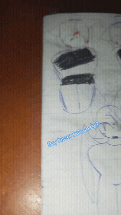 Drawing Boy Kisser Bak Uh Ey GIF
