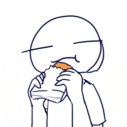 Drawing Men Eat Potato GIF