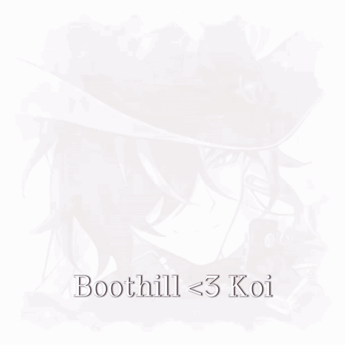 Drawing Of Man With Boothill <3 Koi GIF