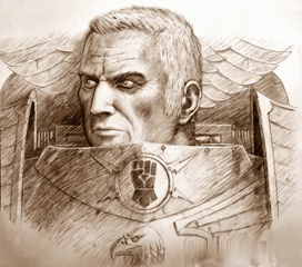 Drawing Of Man With Fist In Circle GIF
