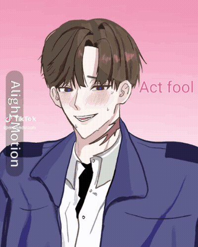 Drawing Of Man With Words Act Fool GIF