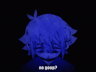 Drawing Of Person Saying No Goop GIF