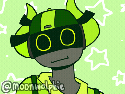 Drawing Of Person With Name Moonwolphie GIF