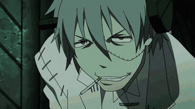 Drawing Of Person With Stitches On Arms GIF