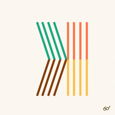 Drawing Of Straws With Letter K GIF