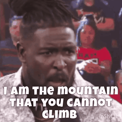 Dreadlocked Man: I Am Mountain You Cannot Climb GIF