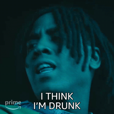 Dreadlocked Man Says I Think I'm Drunk GIF