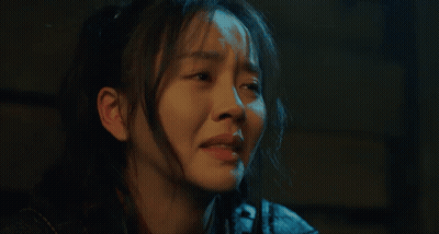 Dreadlocked Woman Crying Eyes Closed GIF