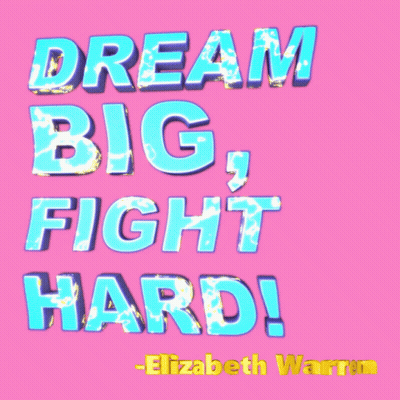 Dream Big Fight Hard Poster