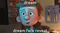 Dream Face Reveal Ron's Gone Wrong GIF