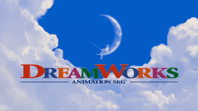 DreamWorks Animation SKG Logo With Crescent Moon GIF