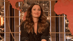 Drew Barrymore Feeling Flattered GIF
