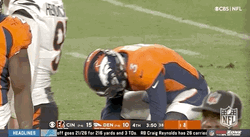 Drew Lock Squatting In The Field GIF