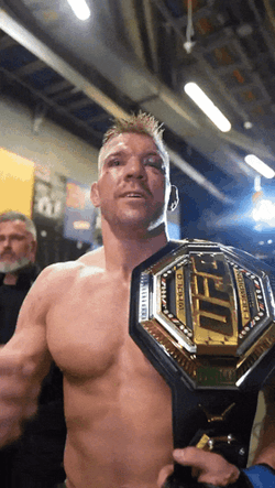 Dricus Du Plessis Big Ufc Belt GIF