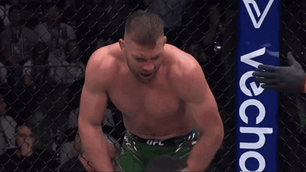 Dricus Du Plessis Breathing Heavily GIF