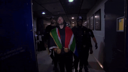 Dricus Du Plessis Entering Open Arms GIF