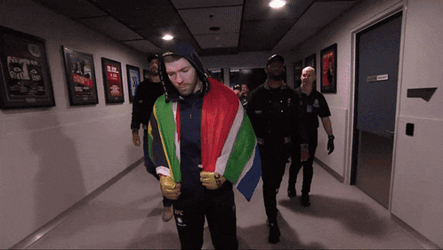Dricus Du Plessis Grand Entrance GIF