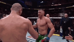 Dricus Du Plessis Hug His Opponent GIF