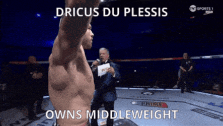 Dricus Du Plessis Own Middleweight GIF