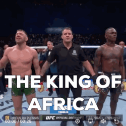Dricus Du Plessis The King Of Africa GIF