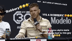 Dricus Du Plessis Weird Action GIF