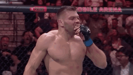 Dricus On Ring Screaming GIF