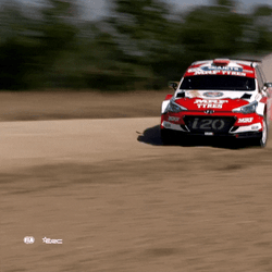 Drift Cars On A Rough Road GIF