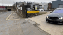 Drifting Mercedes-Benz C-Class Amg GIF